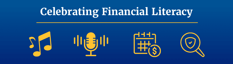 Celebrating financial literacy with Julie Beckham.