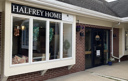 Halfrey Home storefront.