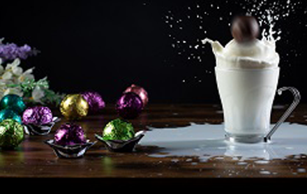 Hot chocolate balls made by Hot Chocolate Balls.