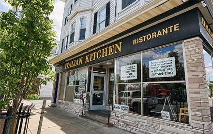 Italian Kitchen storefront.