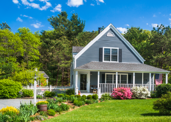 Exterior shot of a beautiful house